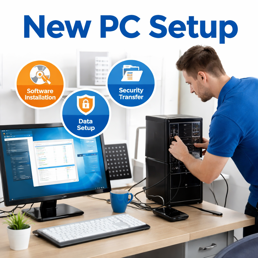 Professional New PC Setup Service in Deerfield Beach