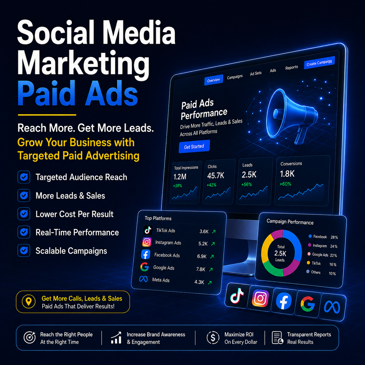 Social media marketing and paid advertising services in Deerfield Beach