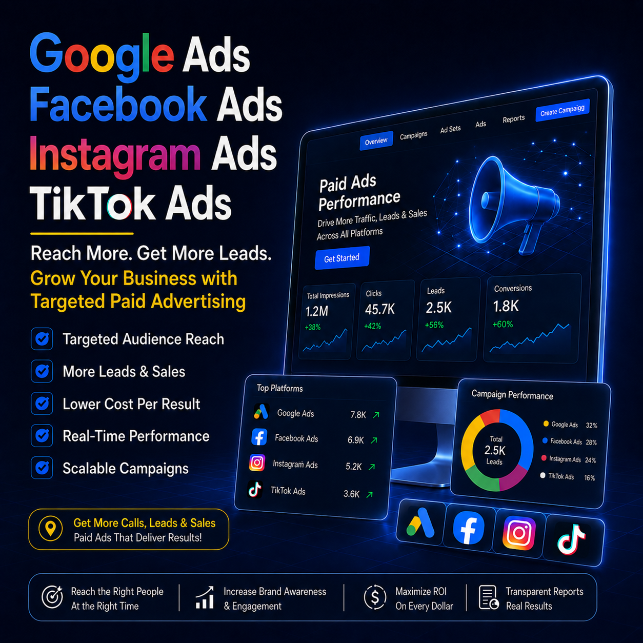Paid advertising and Google Ads services for Deerfield Beach businesses by Cal's Digital Marketing